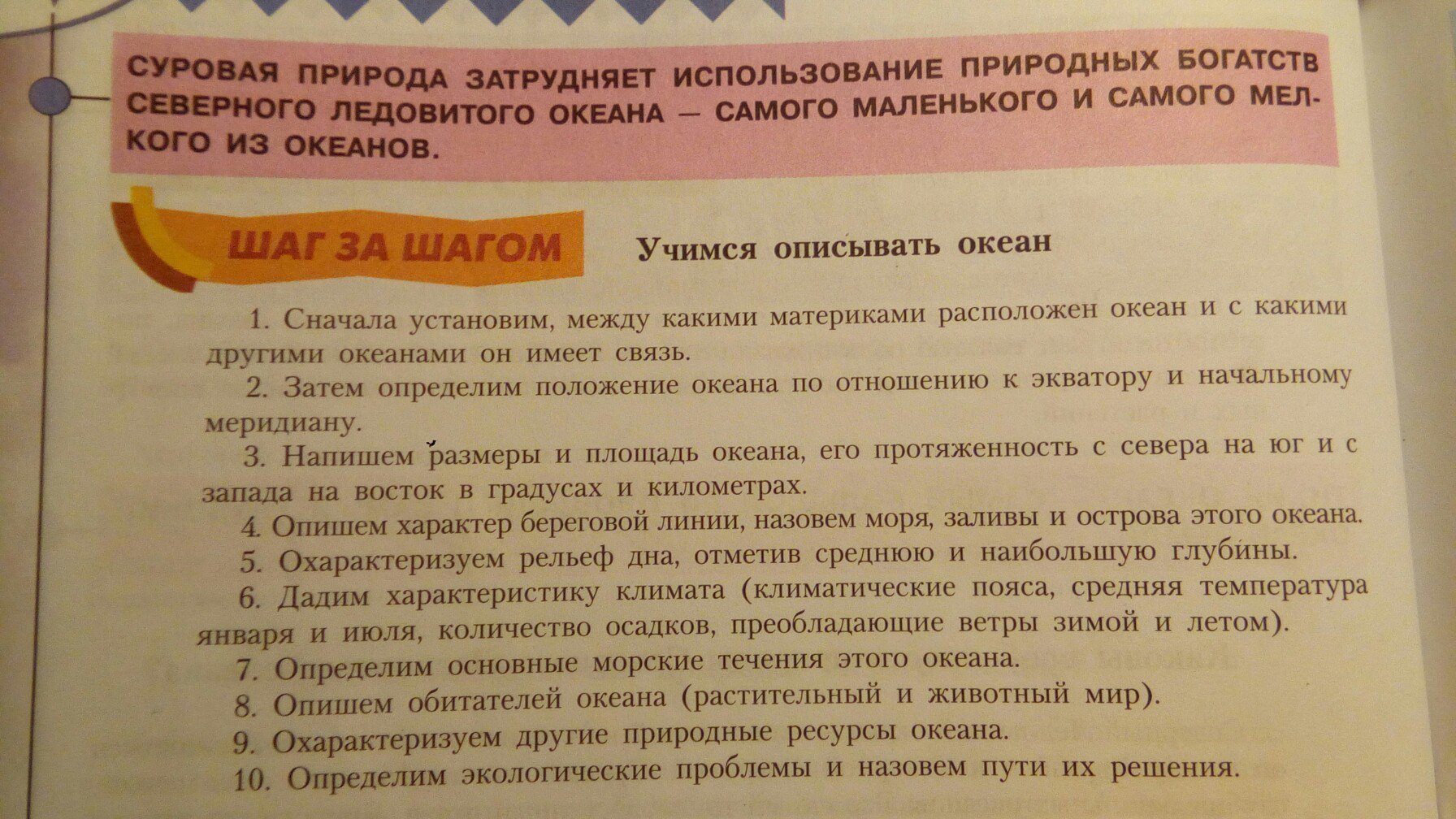 Учимся описывать. План описания Тихого океана. План описания Тихого океана по плану. Учимся описывать океан. География план описания океана.